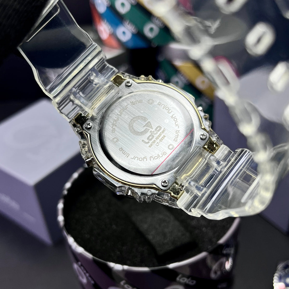 LOTO ORIGINAL X G SHOCK SUMERGIBLE UNISEX REF 2538-BD