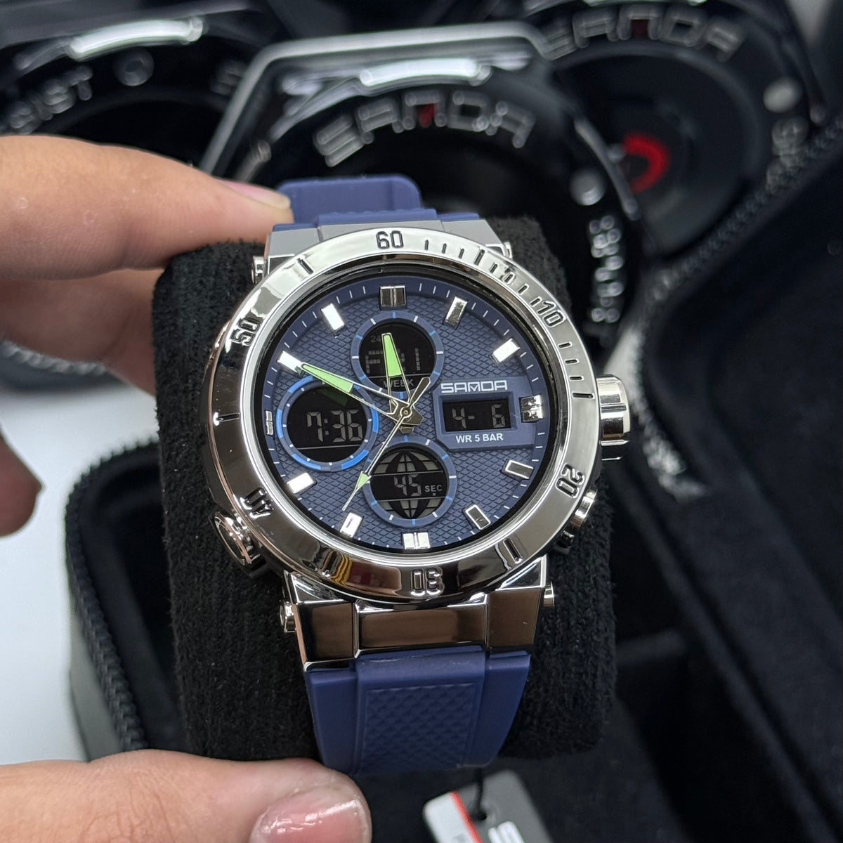 SANDA ORIGINAL DOBLE HORA PARA HOMBRE REF-6191-APA