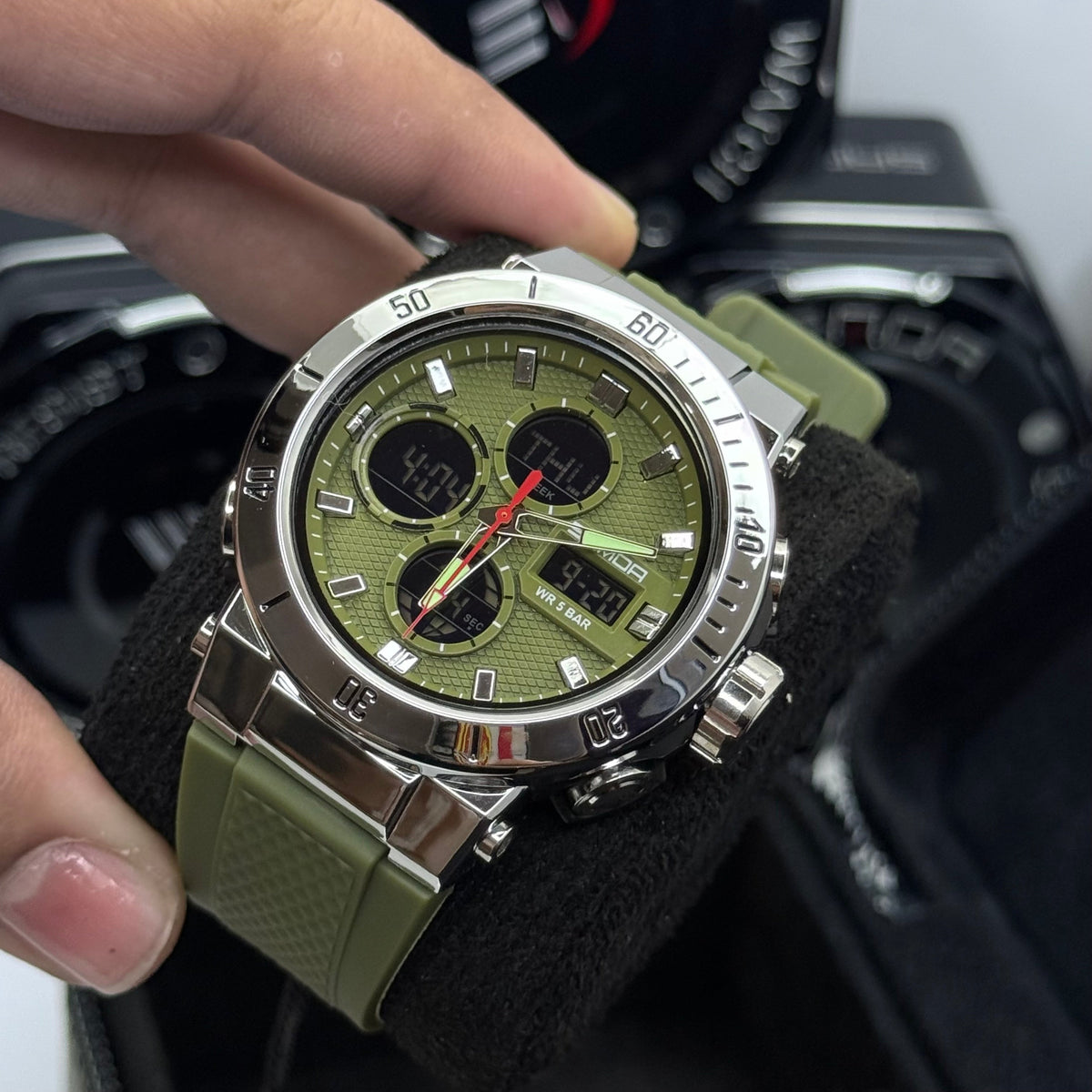 SANDA ORIGINAL DOBLE HORA PARA HOMBRE REF-6191-VPV
