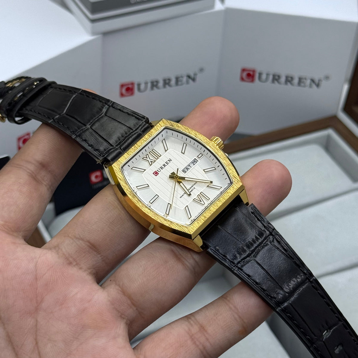CURREN X CARTIER ORIGINAL PARA HOMBRE REF ROADTER 8478-NDB