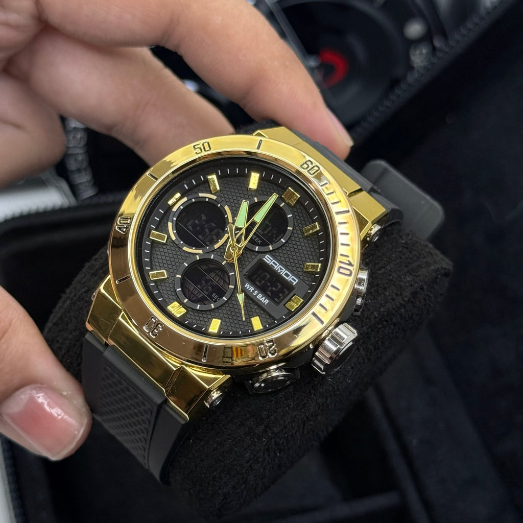 SANDA ORIGINAL DOBLE HORA PARA HOMBRE REF-6191-NDN