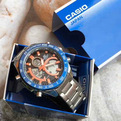 CASIO DOBLE HORA PARA HOMBRE REF-PNAZ