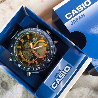 CASIO DOBLE HORA PARA HOMBRE REF-PNAZ