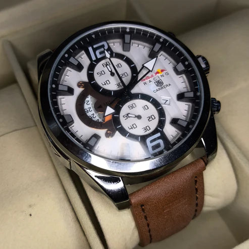 TAG HEUER CR7 CHRONO CUEROPARA HOMBRE REF-MRRPLY