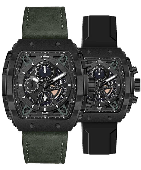 RELOJ KOSMO K3997G PARA HOMBRE CRONÓGRAFO DOS PULSOS INTERCAMBIABLES