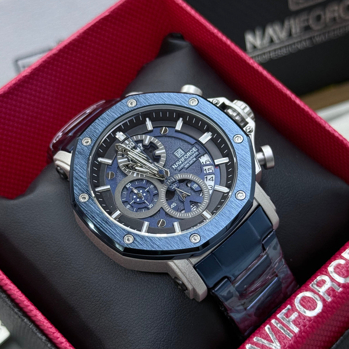 NAVIFORCE CRONOGRAFO ORIGINAL PARA HOMBRE REF NF8065-A