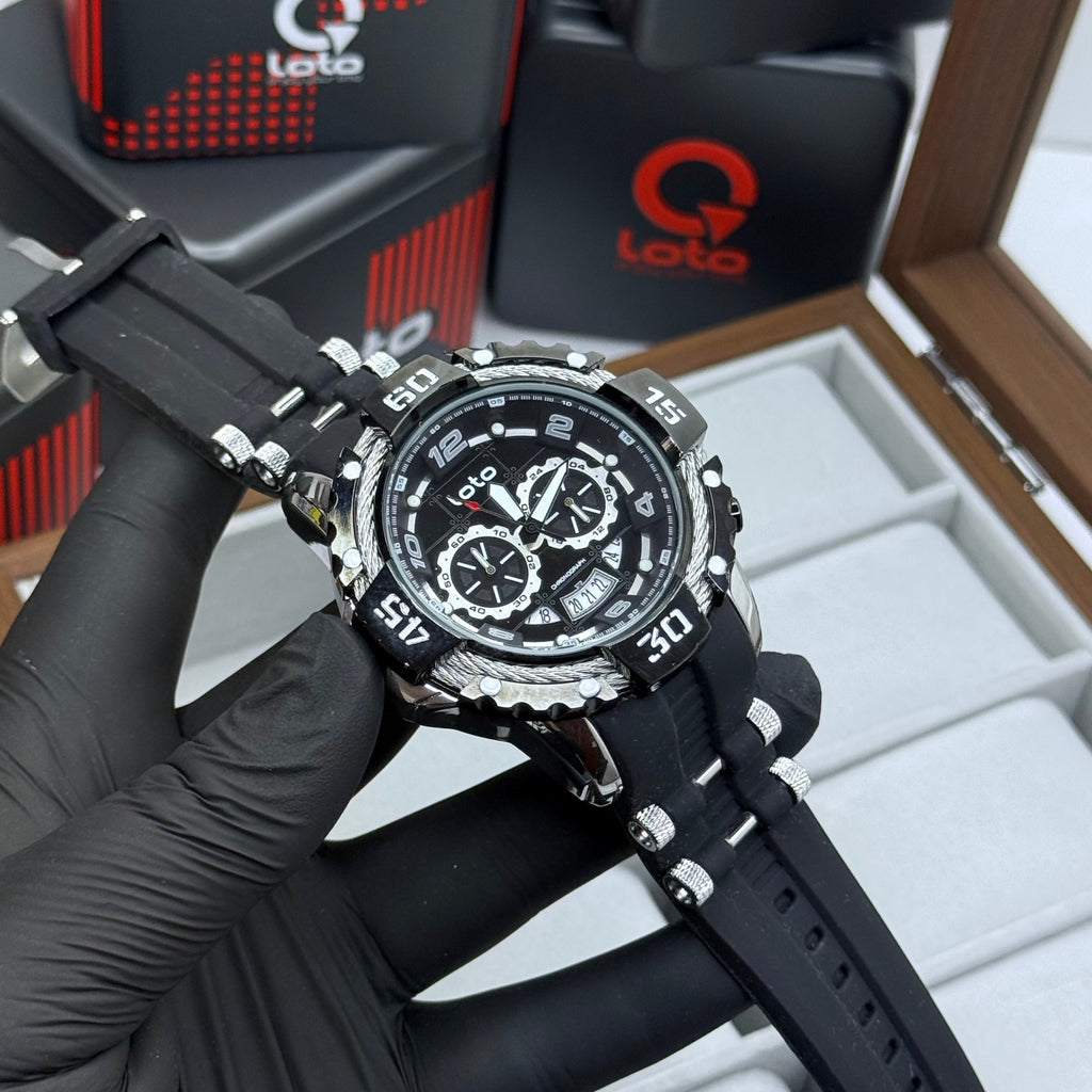 LOTO X INVICTA ORIGINAL  FUNCIONAL SUMERGIBLE PARA HOMBRE REF-2544-NP