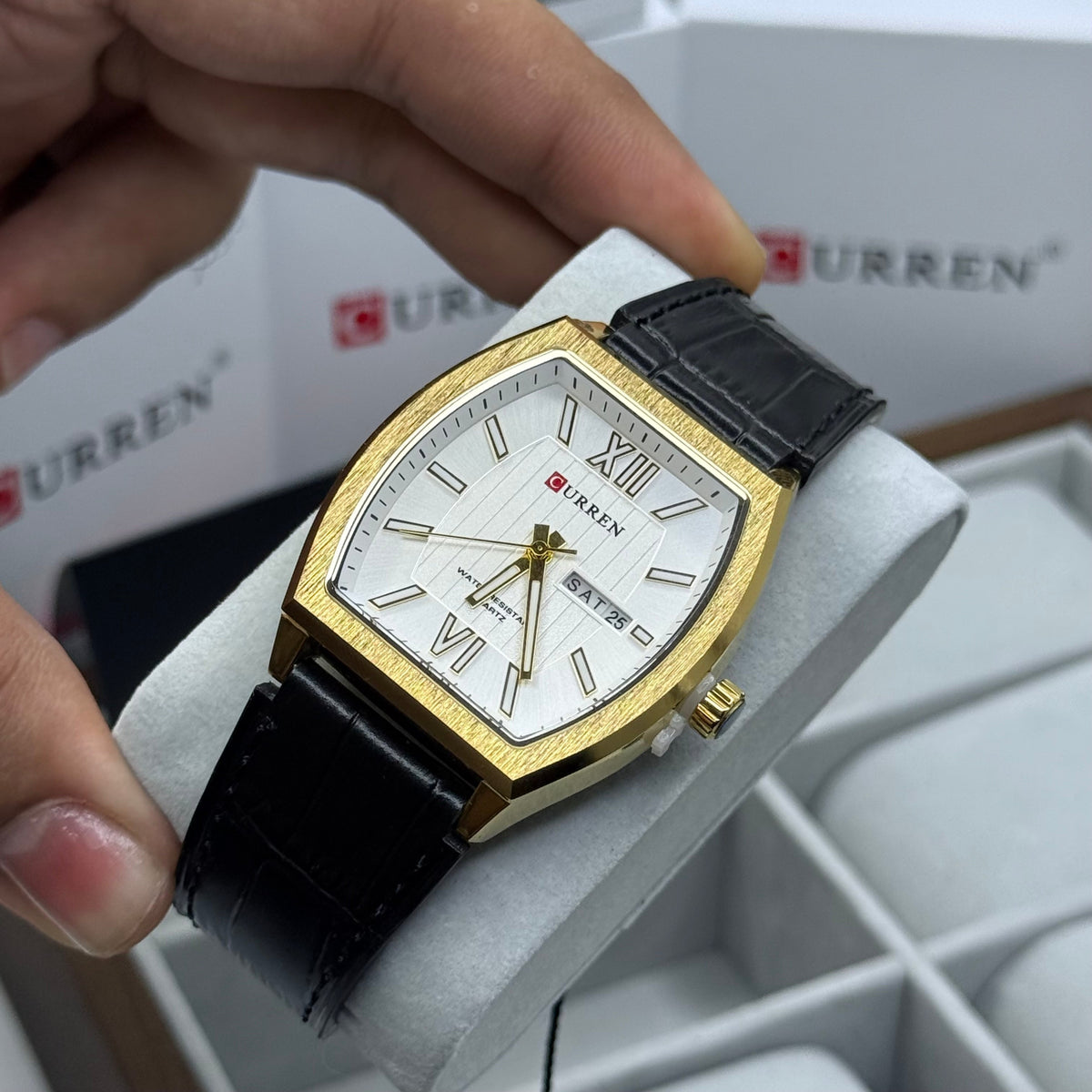 CURREN X CARTIER ORIGINAL PARA HOMBRE REF ROADTER 8478-NDB