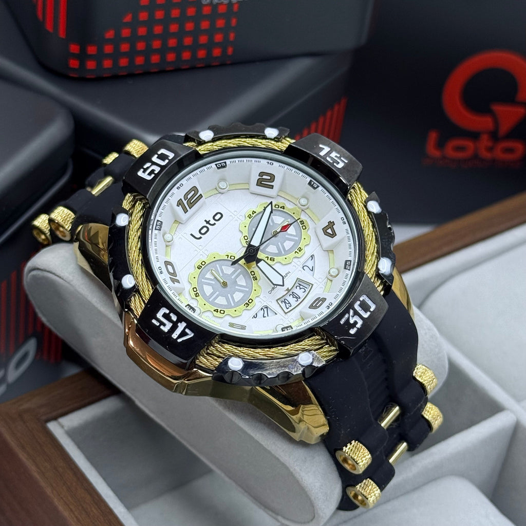LOTO X INVICTA ORIGINAL  FUNCIONAL SUMERGIBLE PARA HOMBRE REF-2544-NDB