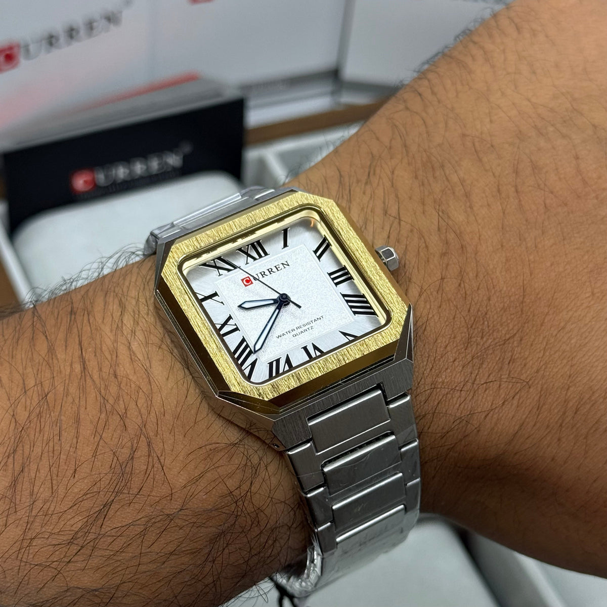CURREN X CARTIER ORIGINAL PARA HOMBRE REF SANTOS 8482-BB