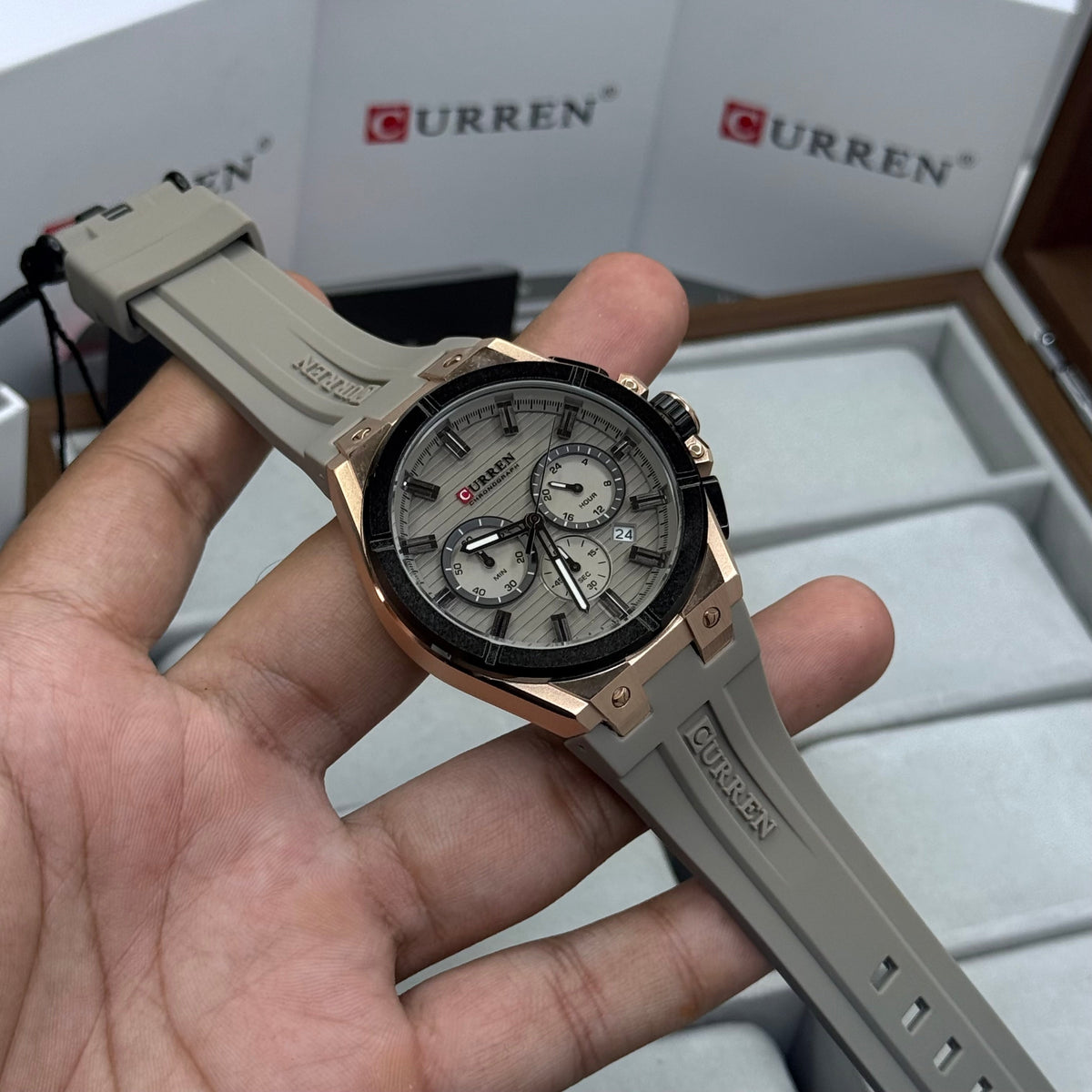 CURREN ORIGINAL PARA HOMBRE FUNCIONAL REF 8487 GOR