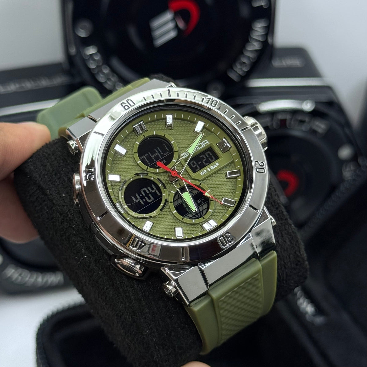 SANDA ORIGINAL DOBLE HORA PARA HOMBRE REF-6191-VPV