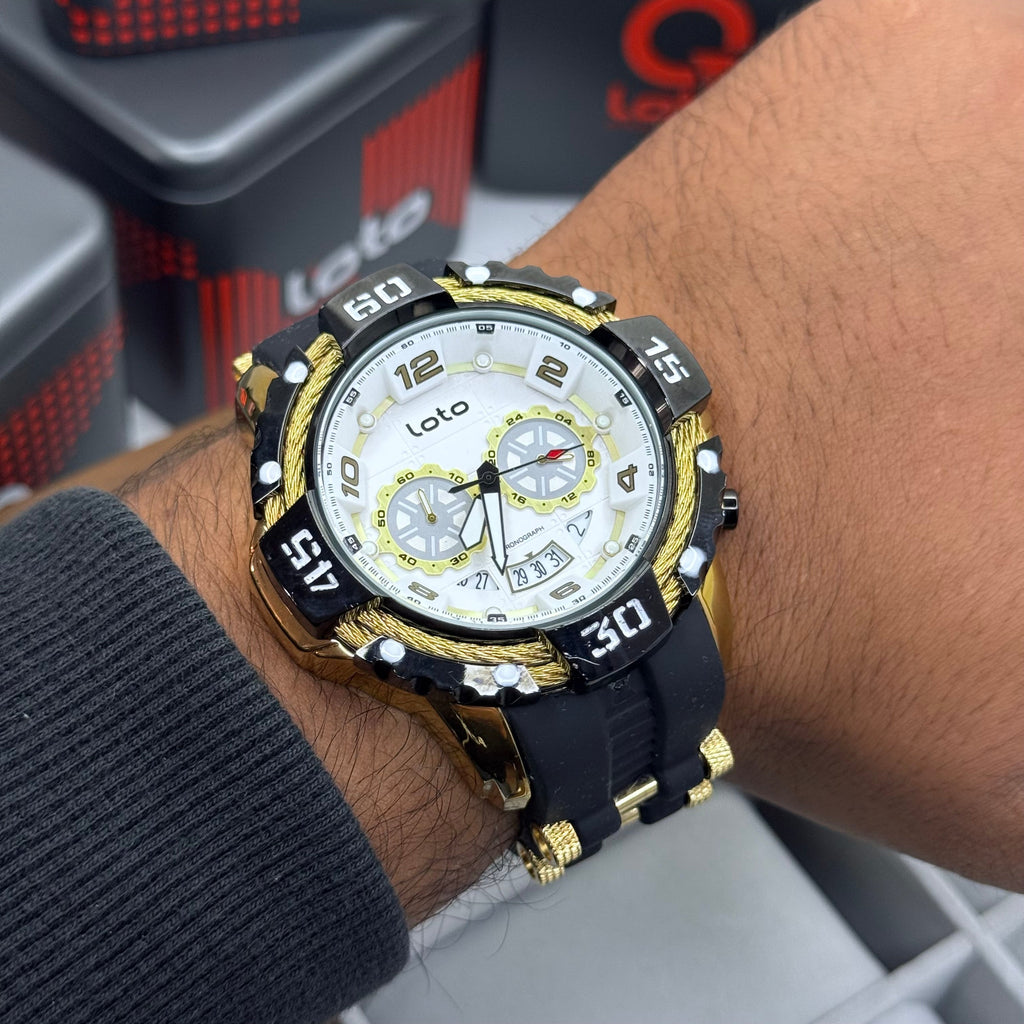 LOTO X INVICTA ORIGINAL  FUNCIONAL SUMERGIBLE PARA HOMBRE REF-2544-NDB