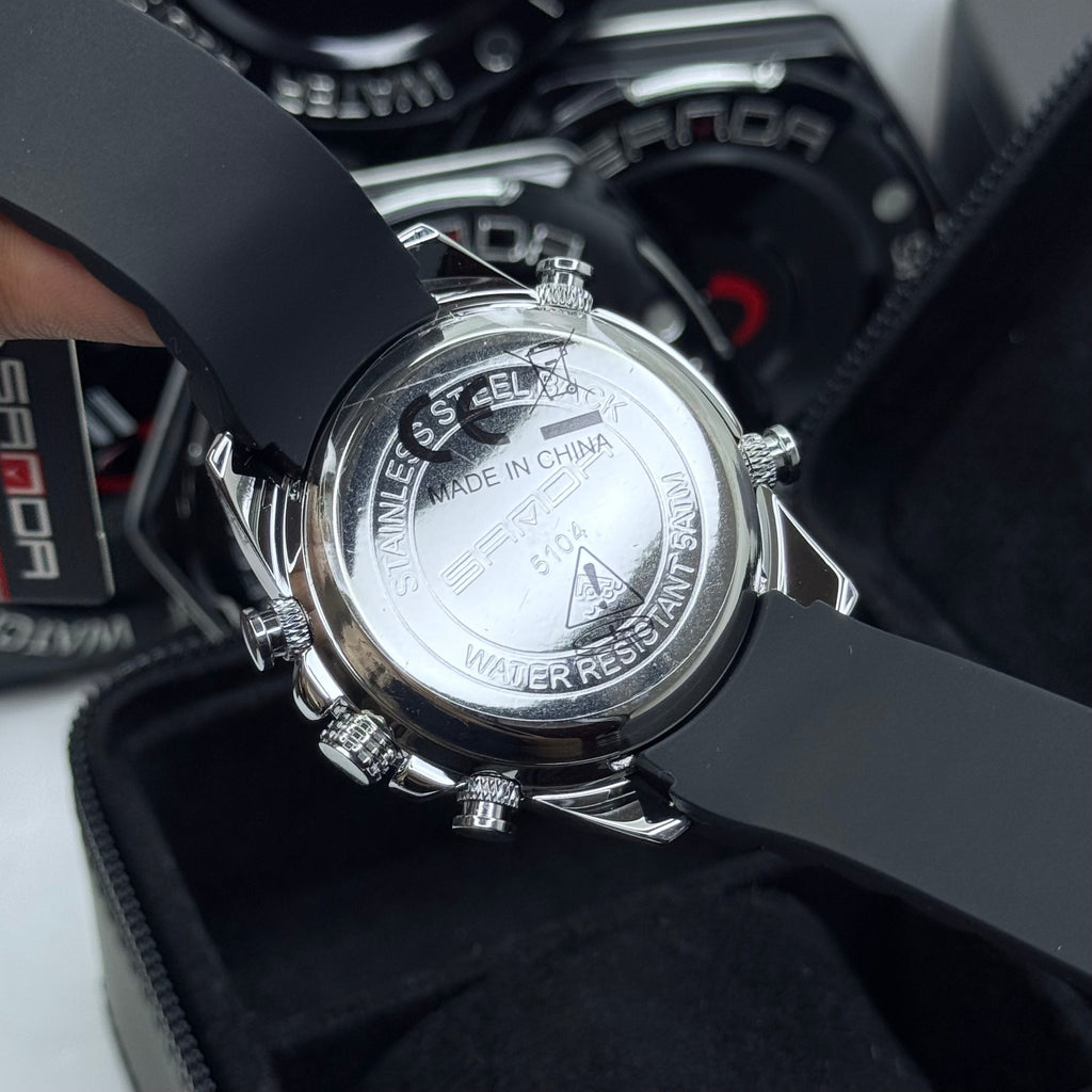 SANDA ORIGINAL DOBLE HORA PARA HOMBRE REF-5104-NPN