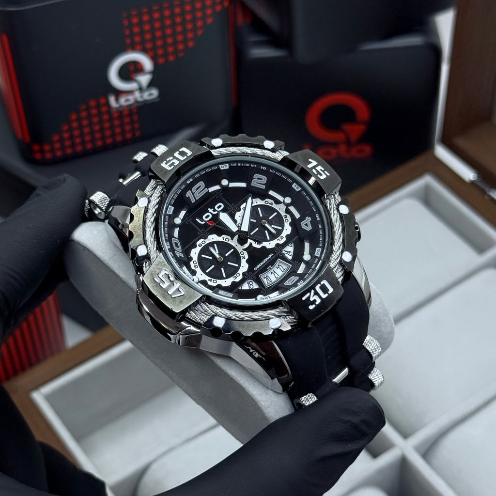 LOTO X INVICTA ORIGINAL  FUNCIONAL SUMERGIBLE PARA HOMBRE REF-2544-NP