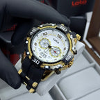 LOTO X INVICTA ORIGINAL  FUNCIONAL SUMERGIBLE PARA HOMBRE REF-2544-NDB