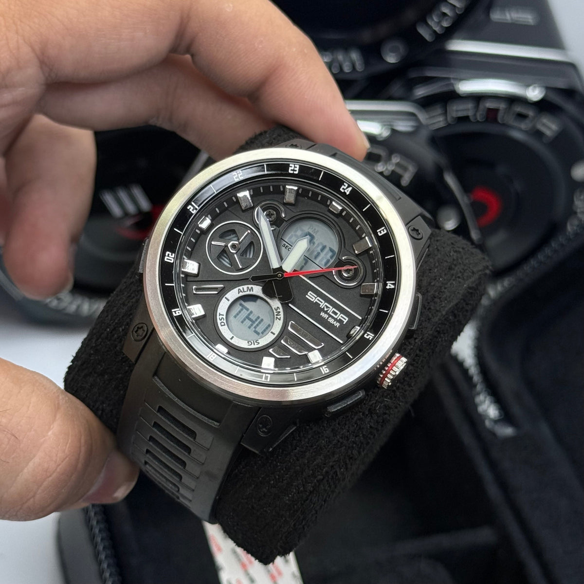 SANDA ORIGINAL DOBLE HORA PARA HOMBRE REF-3379-NPN