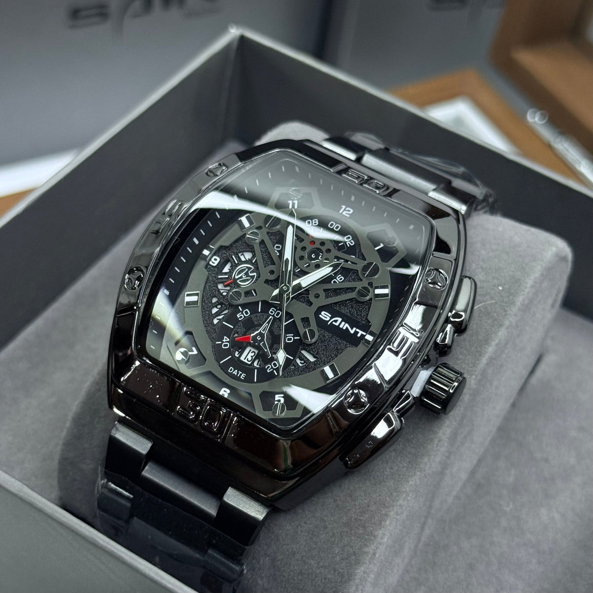 SAINT x RICHARD MILLER ORIGINAL PARA HOMBRE FUNCIONAL ACERO REF-7284-NN
