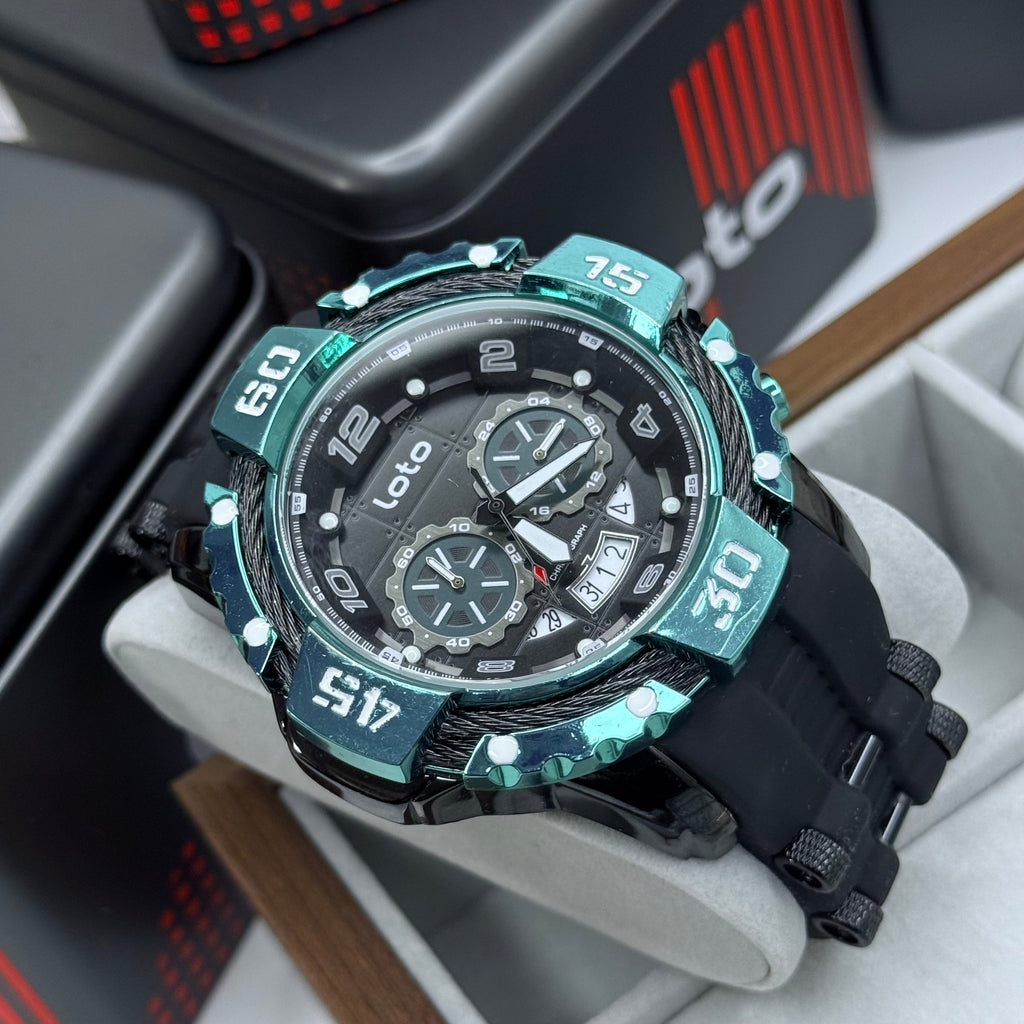 LOTO X INVICTA ORIGINAL  FUNCIONAL SUMERGIBLE PARA HOMBRE REF-2544-NA