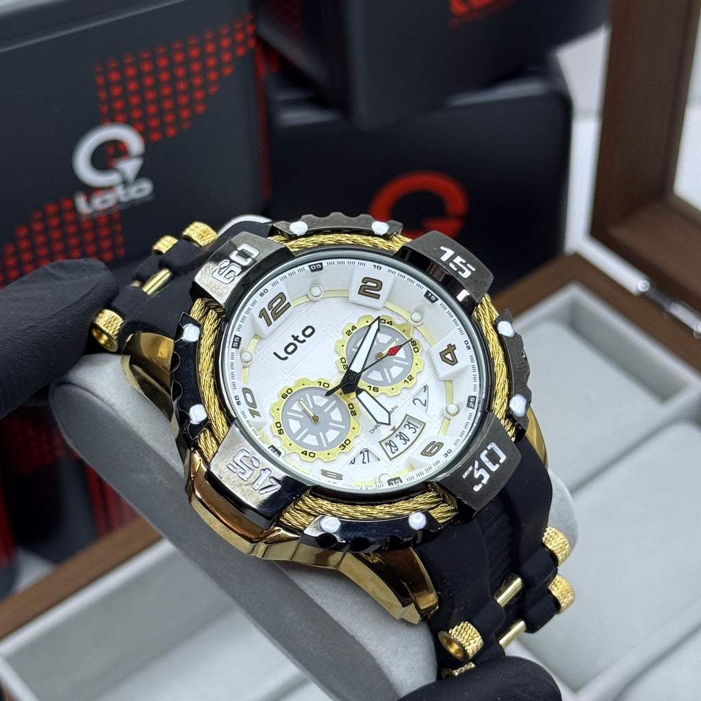 LOTO X INVICTA ORIGINAL  FUNCIONAL SUMERGIBLE PARA HOMBRE REF-2544-NDB