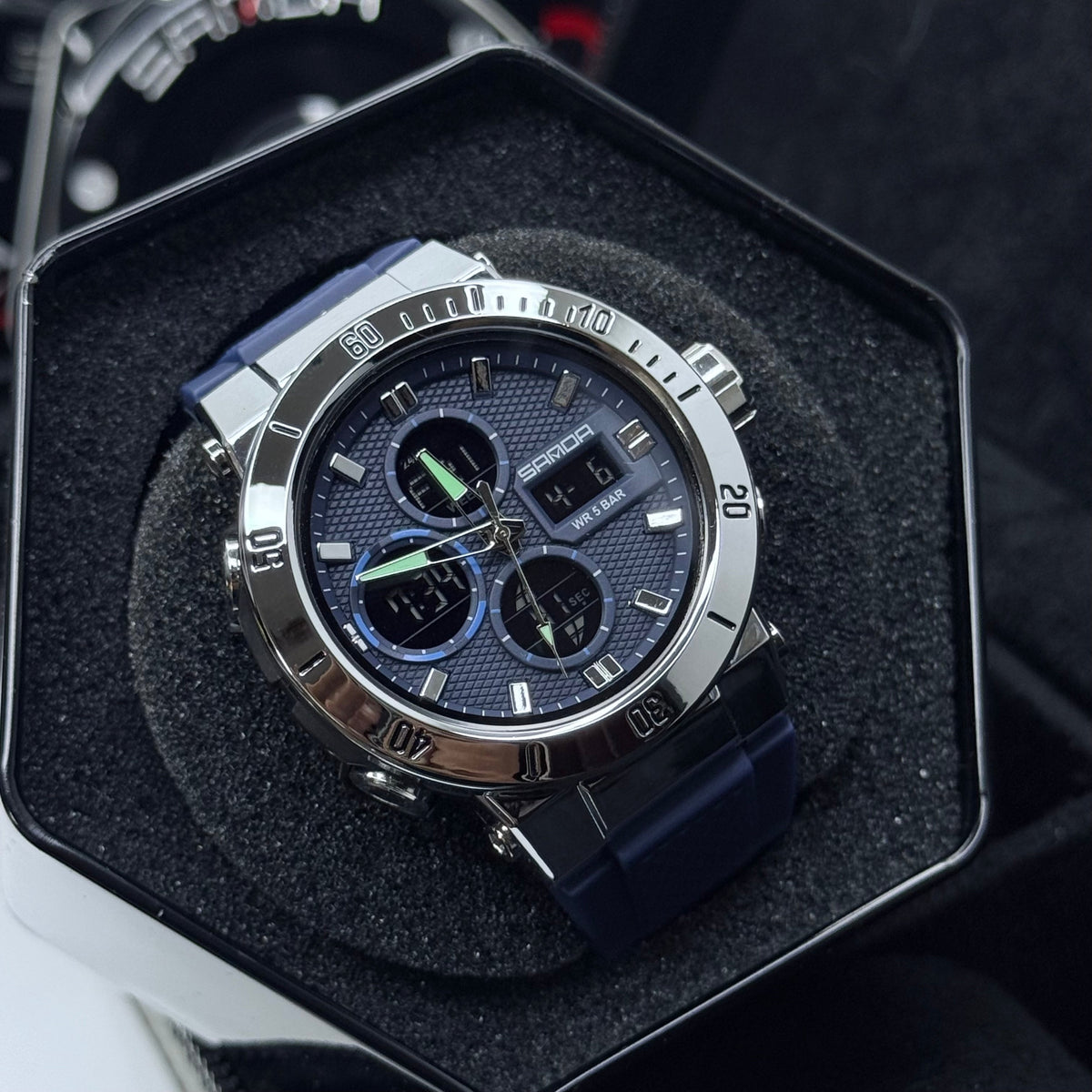 SANDA ORIGINAL DOBLE HORA PARA HOMBRE REF-6191-APA