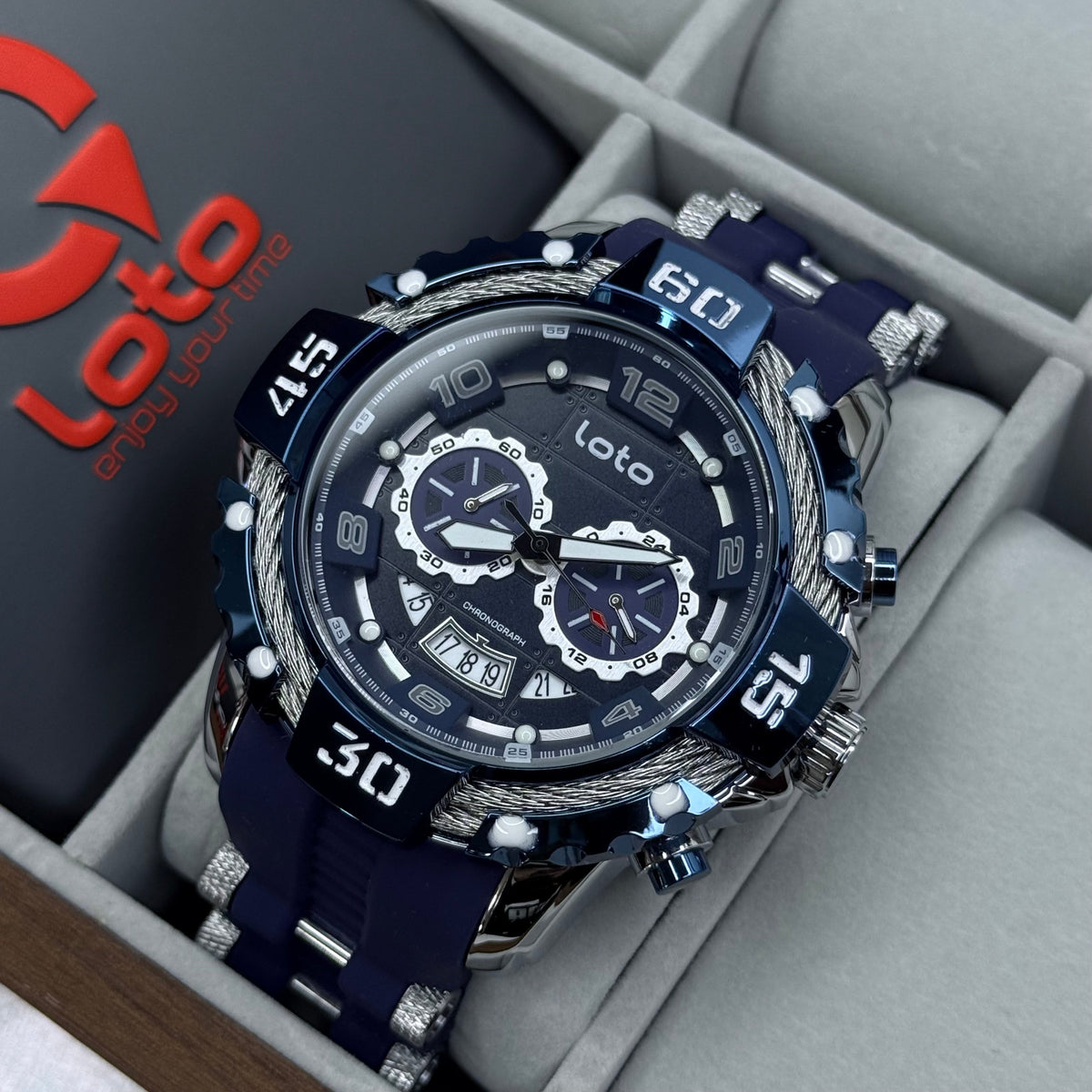 LOTO X INVICTA ORIGINAL  FUNCIONAL SUMERGIBLE PARA HOMBRE REF-2544-AP