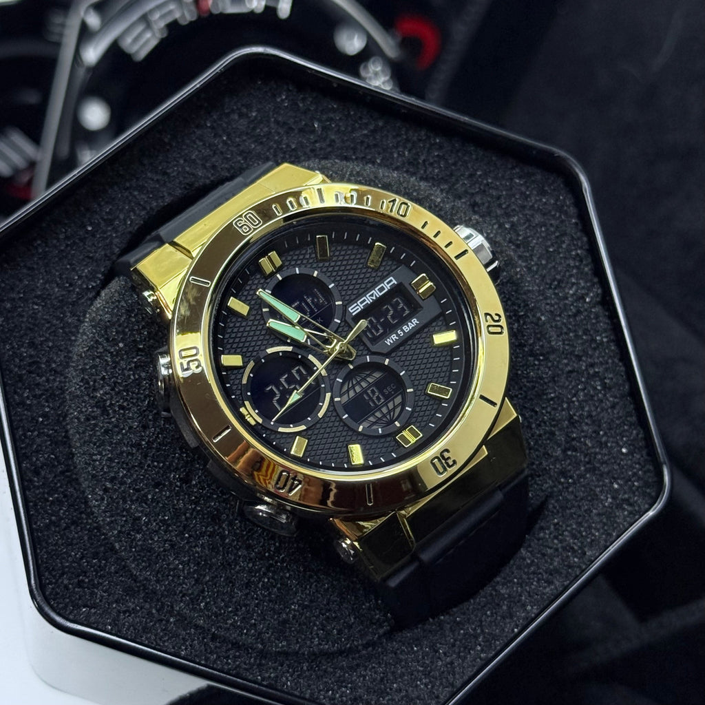 SANDA ORIGINAL DOBLE HORA PARA HOMBRE REF-6191-NDN