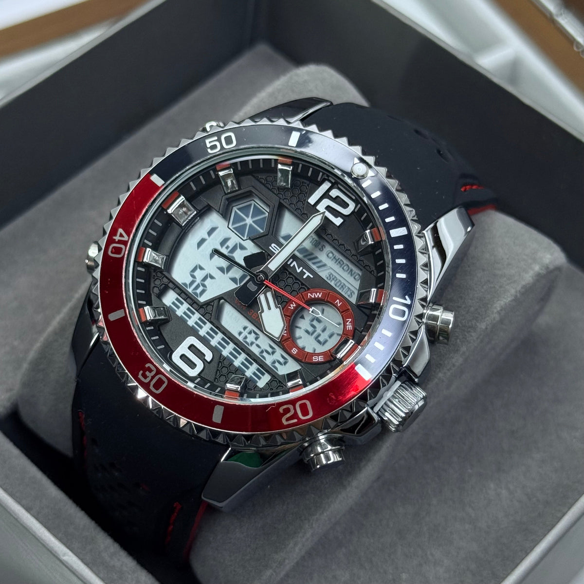 SAINT x RLX ORIGINAL DOBLE HORA PARA HOMBRE REF-6023-NPR