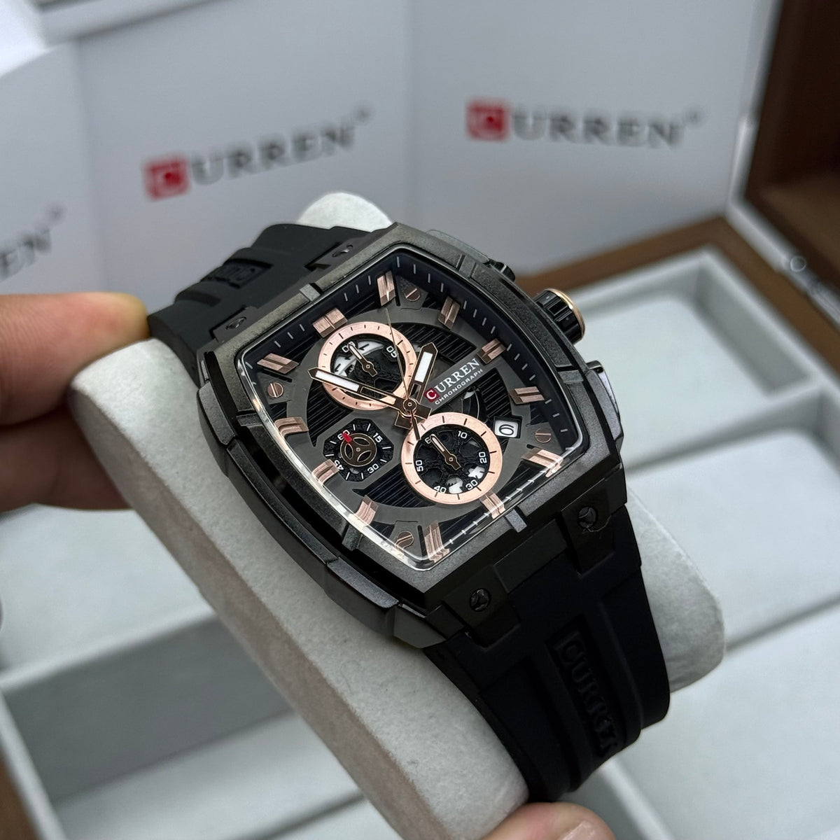 CURREN x GUESS ORIGINAL PARA HOMBRE FUNCIONAL REF 8488 NOR