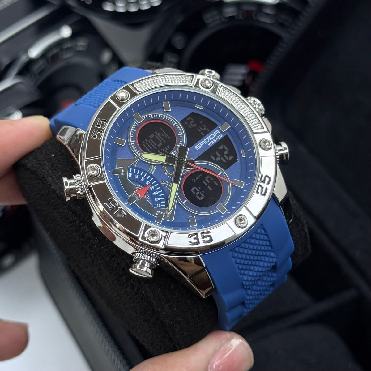 SANDA ORIGINAL DOBLE HORA PARA HOMBRE REF-5104-APA