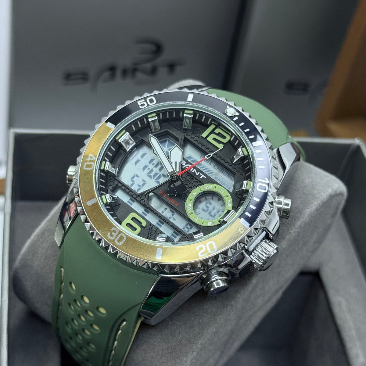 SAINT x RLX ORIGINAL DOBLE HORA PARA HOMBRE REF-6023-VPD