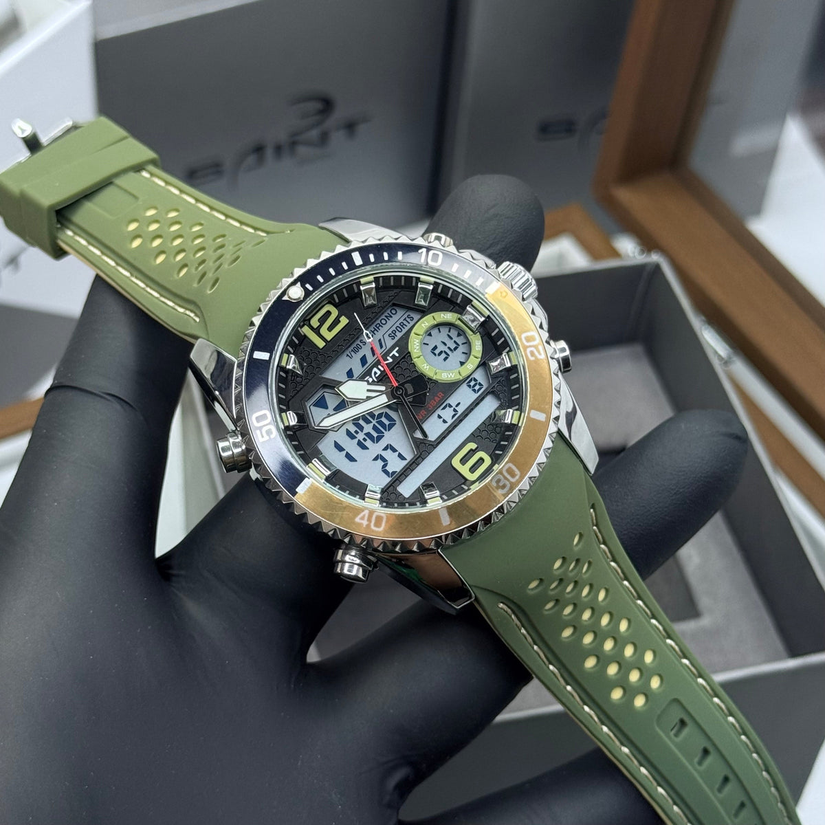 SAINT x RLX ORIGINAL DOBLE HORA PARA HOMBRE REF-6023-VPD