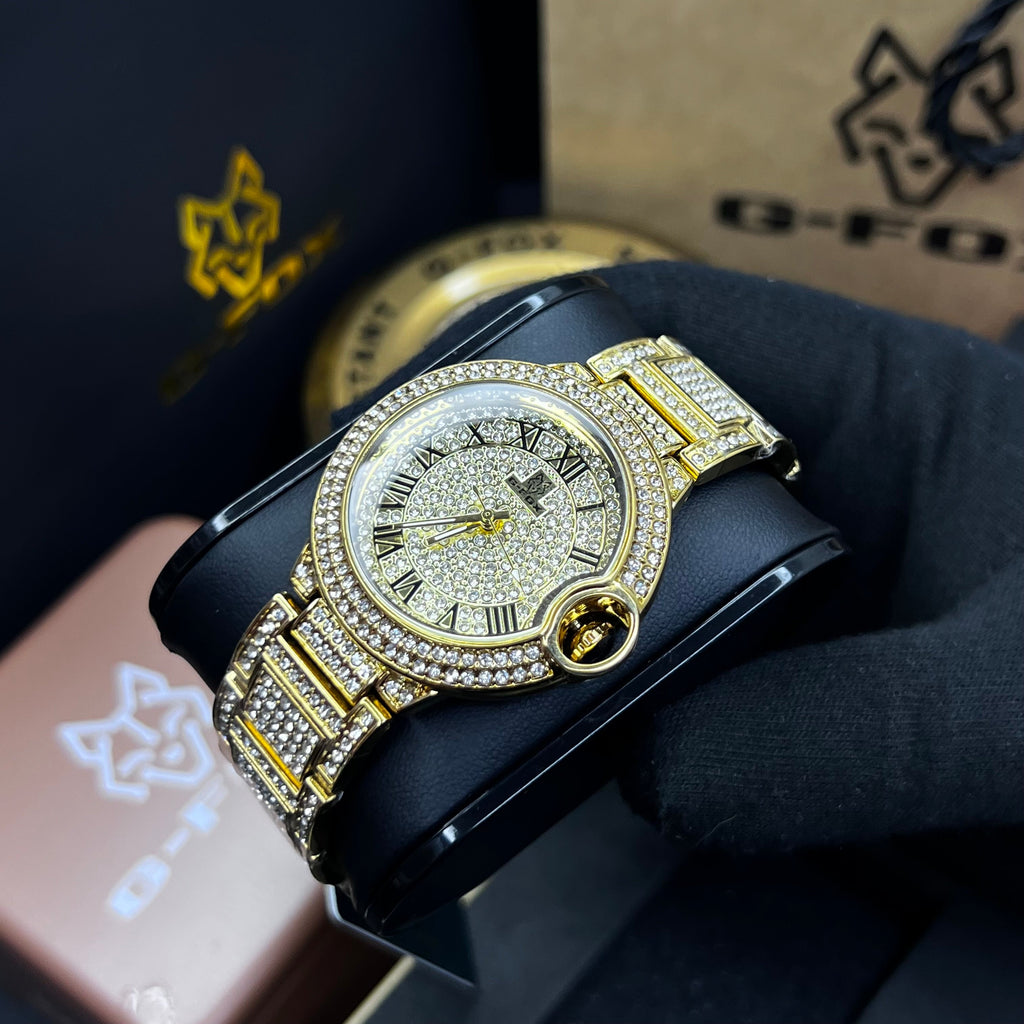 G FOX ORIGINAL x CARTIER PARA HOMBRE SUMERGIBLE  REF-TORBILLON CUBANO-1251-D