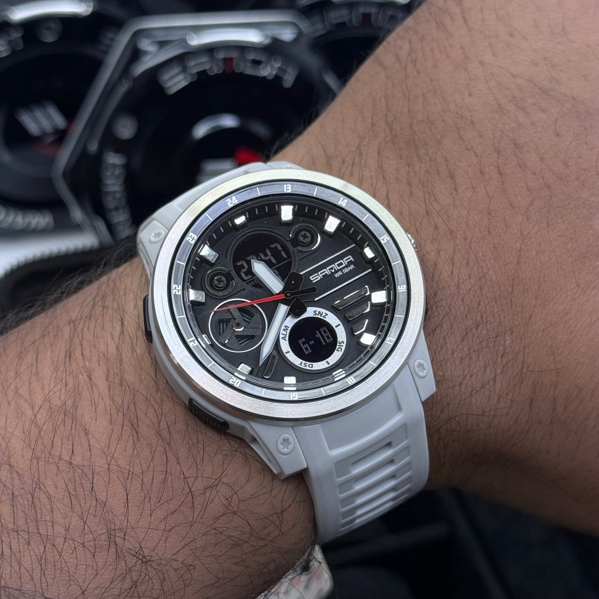 SANDA ORIGINAL DOBLE HORA PARA HOMBRE REF-3379-GPG