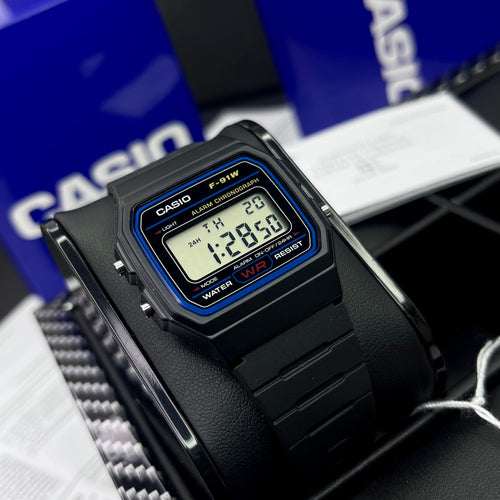 CASIO ORIGINAL PARA HOMBRE REF-F-91W-1D