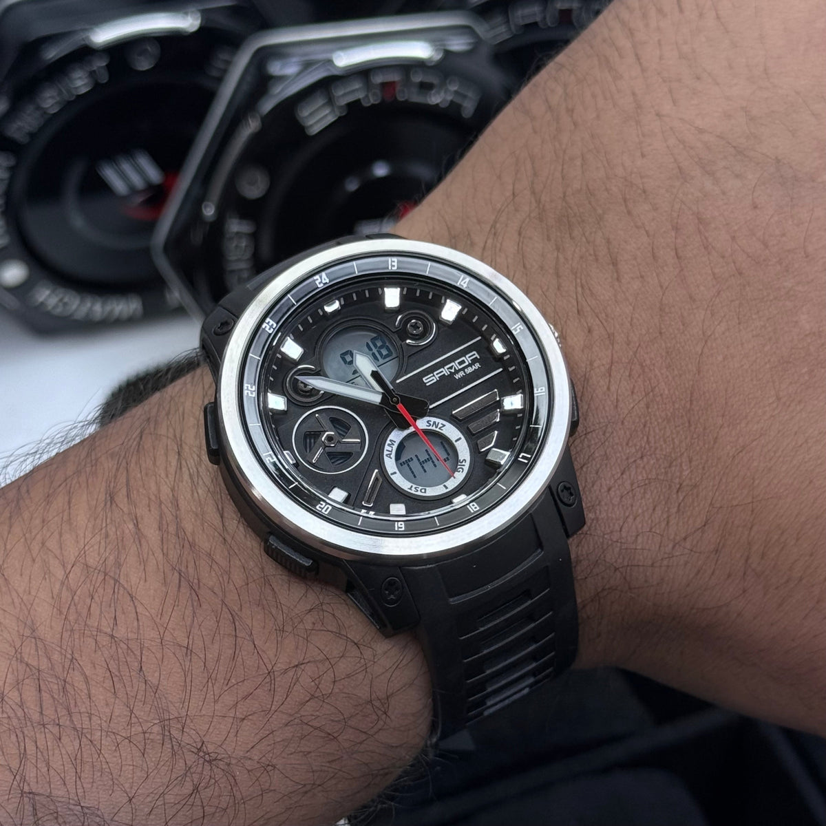 SANDA ORIGINAL DOBLE HORA PARA HOMBRE REF-3379-NPN