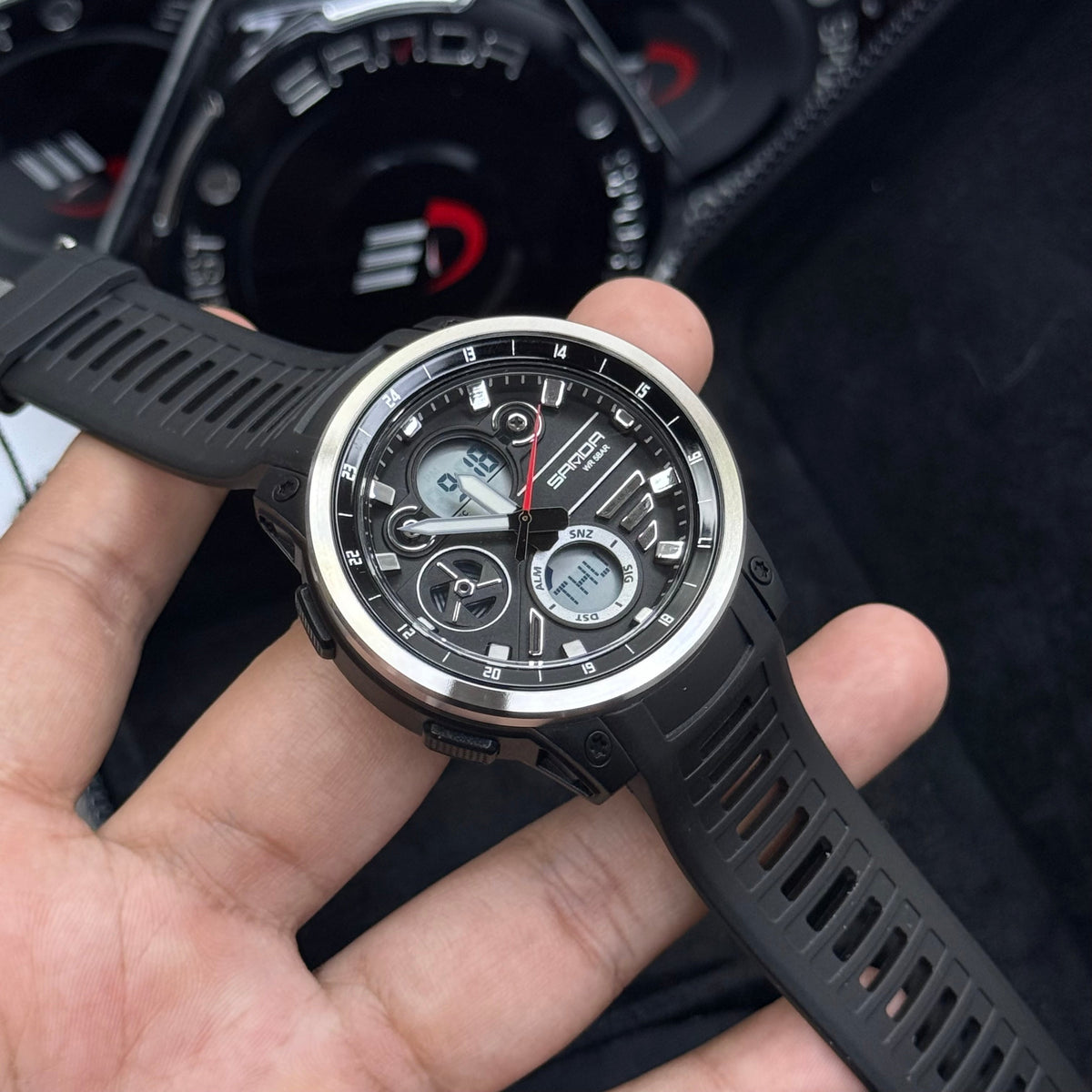SANDA ORIGINAL DOBLE HORA PARA HOMBRE REF-3379-NPN