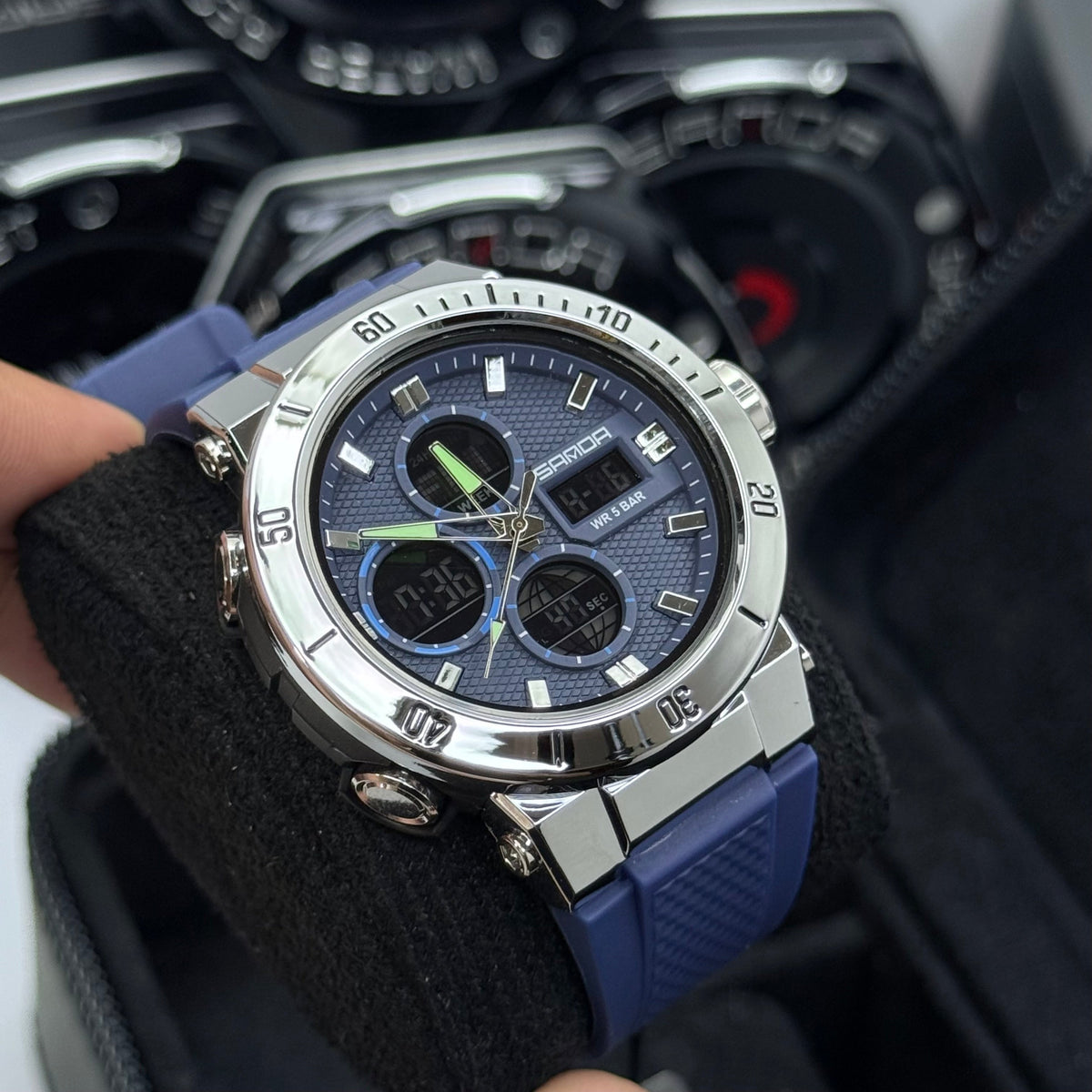 SANDA ORIGINAL DOBLE HORA PARA HOMBRE REF-6191-APA