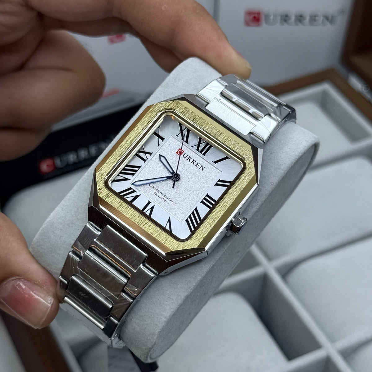 CURREN X CARTIER ORIGINAL PARA HOMBRE REF SANTOS 8482-BB