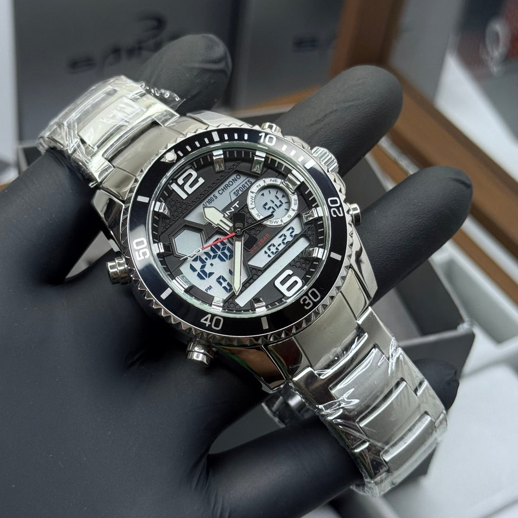 SAINT x RLX ORIGINAL DOBLE HORA PARA HOMBRE ACERO REF-6023-PN