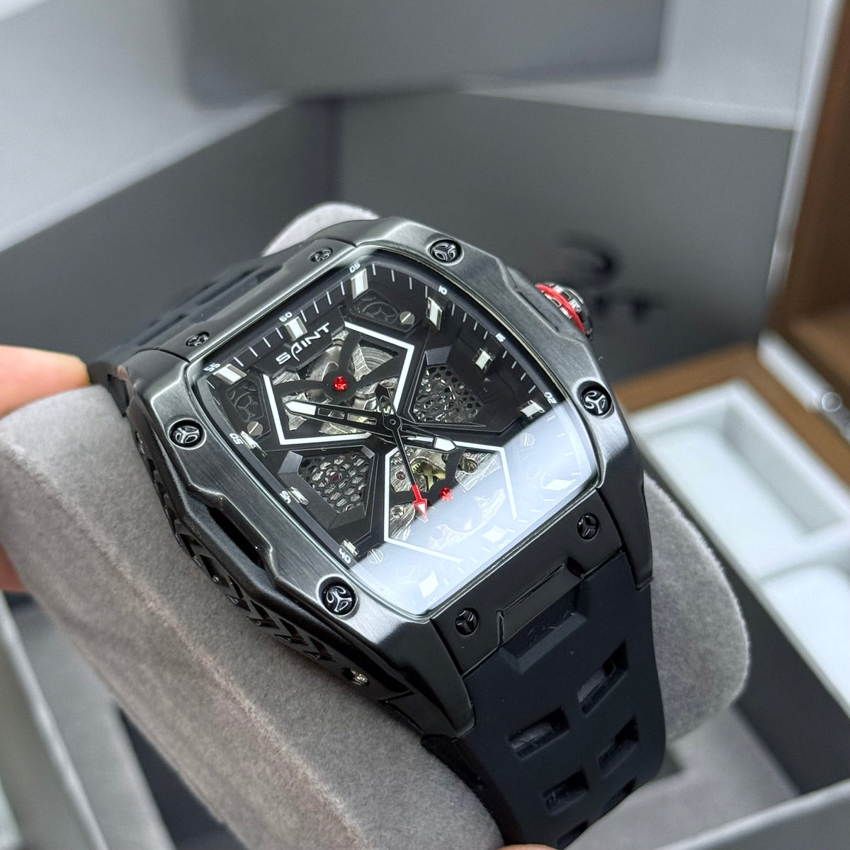 SAINT x RICHARD MILLER ORIGINAL PARA HOMBRE AUTOMATICO GOMA REF-9087-NN
