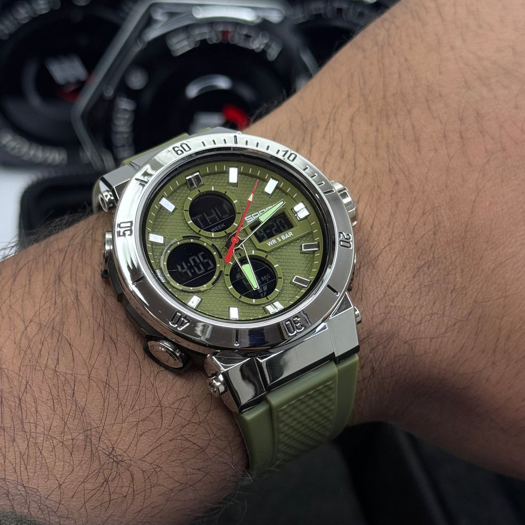 SANDA ORIGINAL DOBLE HORA PARA HOMBRE REF-6191-VPV