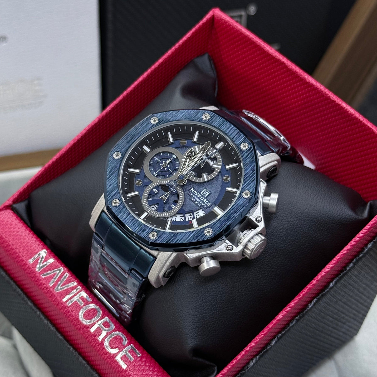 NAVIFORCE CRONOGRAFO ORIGINAL PARA HOMBRE REF NF8065-A