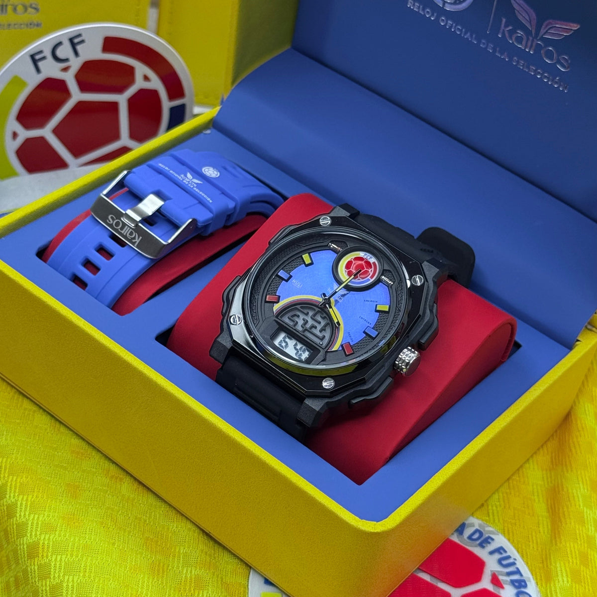 KAIROS ORIGINAL DEL SELECCIION COLOMBIA DOBLE PULSO PARA HOMBRE REF-A