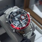 SAINT x RLX ORIGINAL DOBLE HORA PARA HOMBRE ACERO REF-6023-PRN