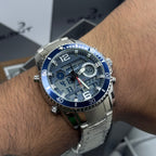 SAINT x RLX ORIGINAL DOBLE HORA PARA HOMBRE ACERO REF-6023-PA
