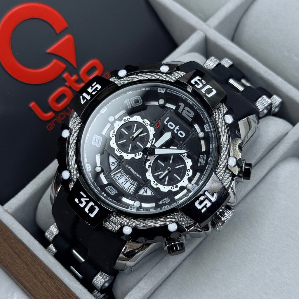 LOTO X INVICTA ORIGINAL  FUNCIONAL SUMERGIBLE PARA HOMBRE REF-2544-NP