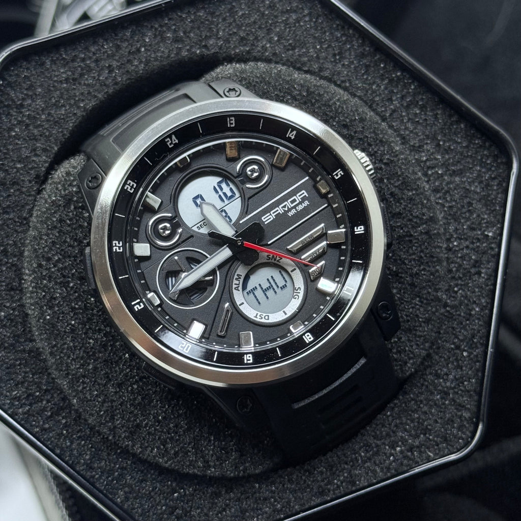 SANDA ORIGINAL DOBLE HORA PARA HOMBRE REF-3379-NPN