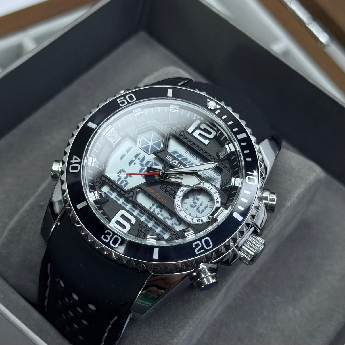 SAINT x RLX ORIGINAL DOBLE HORA PARA HOMBRE REF-6023-NPN