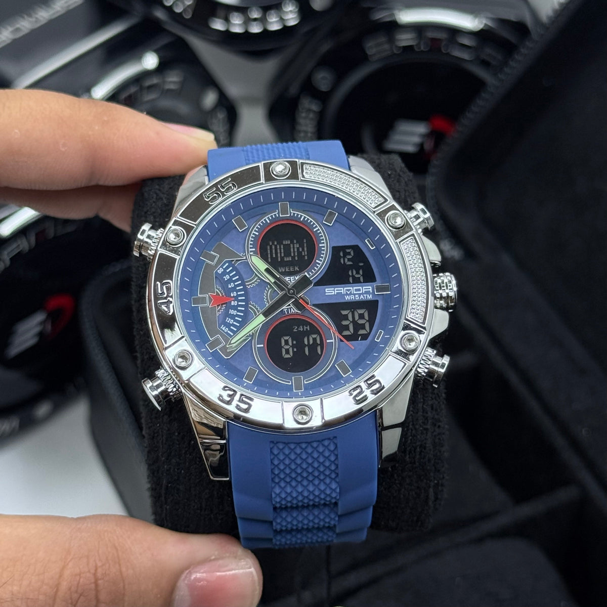 SANDA ORIGINAL DOBLE HORA PARA HOMBRE REF-5104-APA